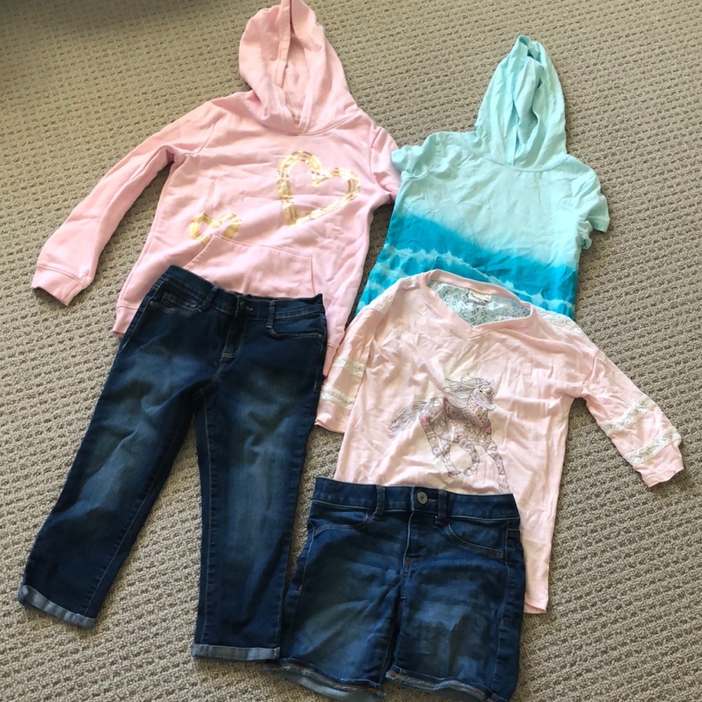 Lot girls size 10 cloths: Mudd, So, Cat & Jack
